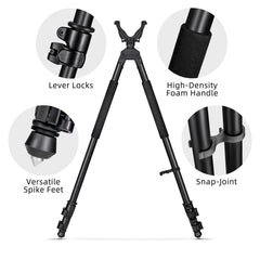 Trakiom bipod foam handle offers comfortable grip during long outdoor shoots