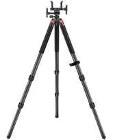 Trakiom carbon fiber tripod frame provides sturdy outdoor support for cameras.