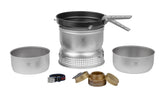 Trangia 25-23 Duossal 2.0 stove kit for reliable outdoor cooking on trails.