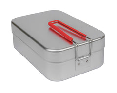 Trangia Mess Tin rectangle shape for compact packing in packs.