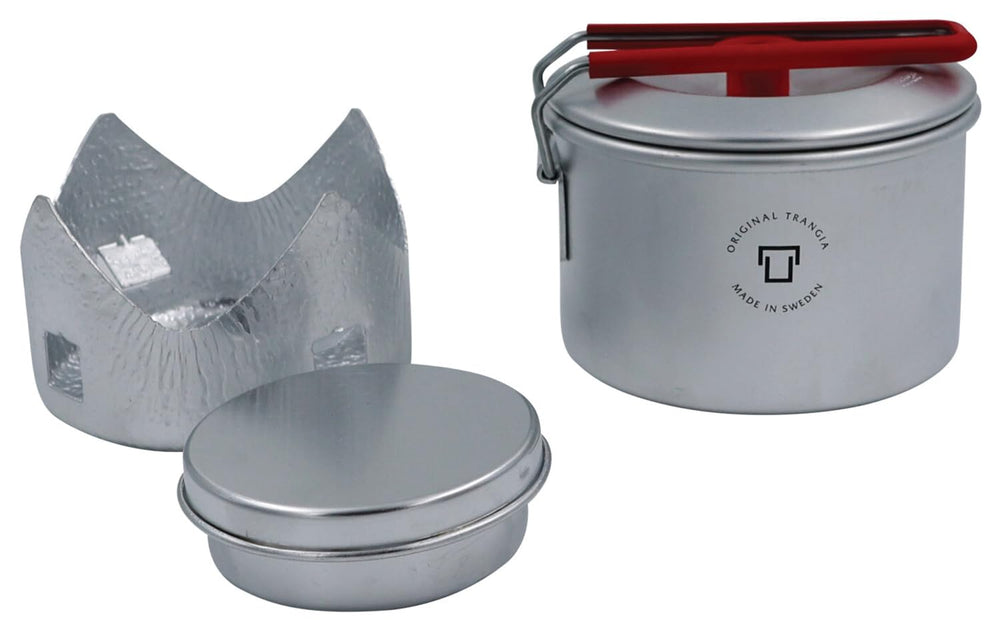 Trangia Micro Light stove in compact design, ideal for solo meals on the trail.