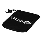 Trangia storage bag for gas burner in closed view, ideal for travel organization