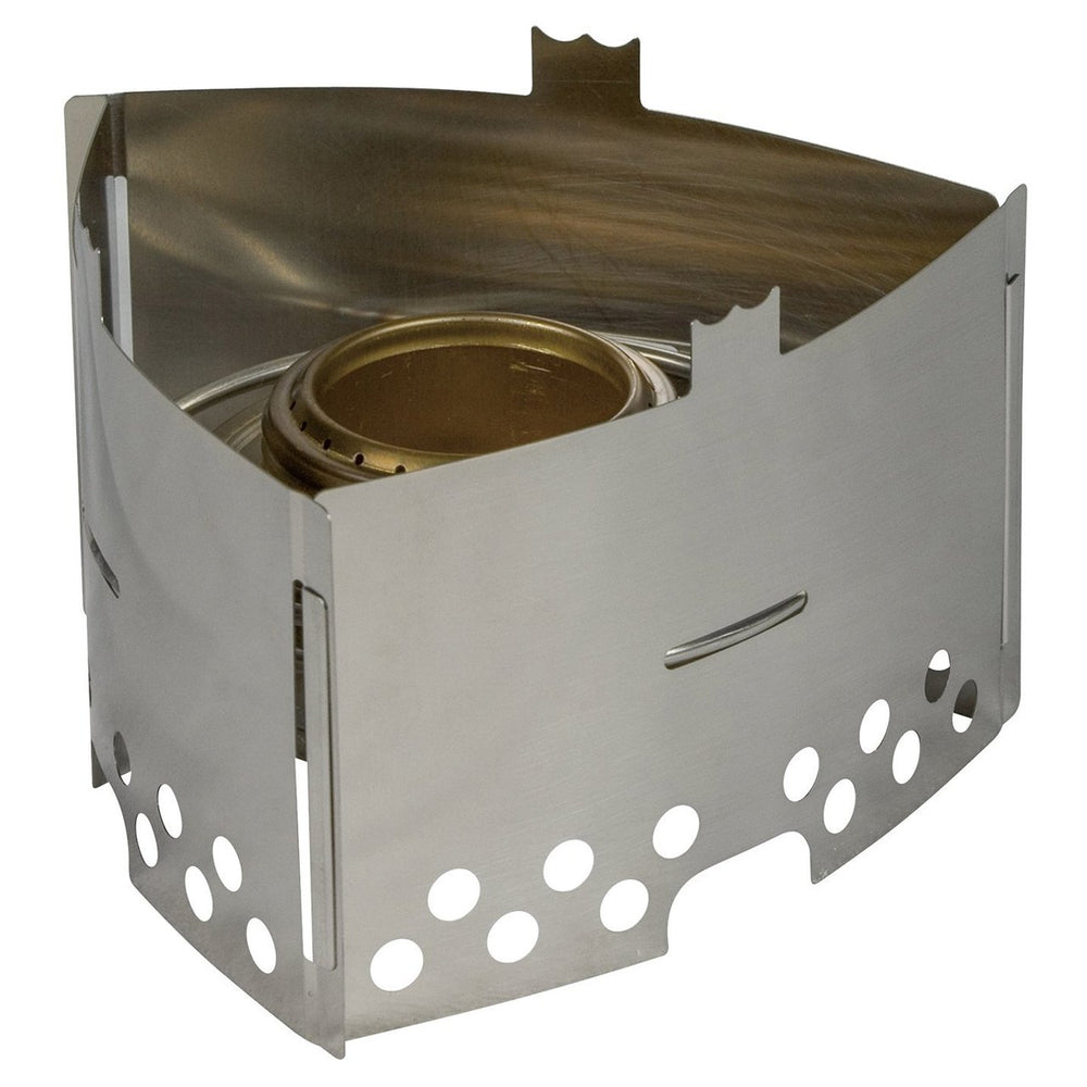 Trangia Triangle stove stand enables a lightweight backpacking meal solution on the trail