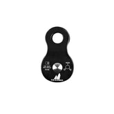 TRANGO Alpine Pulley shows multi-purpose design for training and climbing versatility.