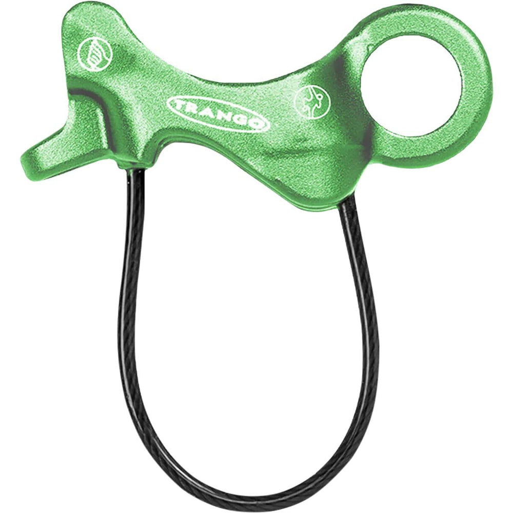 TRANGO Aries belay device front view in guide mode for alpine climbs