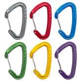 TRANGO Phase Rack Pack ultralight 30g carabiner for fast clipping.