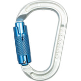 TRANGO Physic autolock carabiner in blue 105mm for secure belay setups.