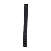 TRANGO Straight Dogbone Black 24cm close-up shows 16mm nylon for strong, lightweight protection.