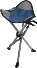 Travel Chair Slacker tripod chair open blue for stable seating on trails