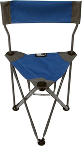 Travel Chair Ultimate Slacker folded compact with carry strap for easy transport.