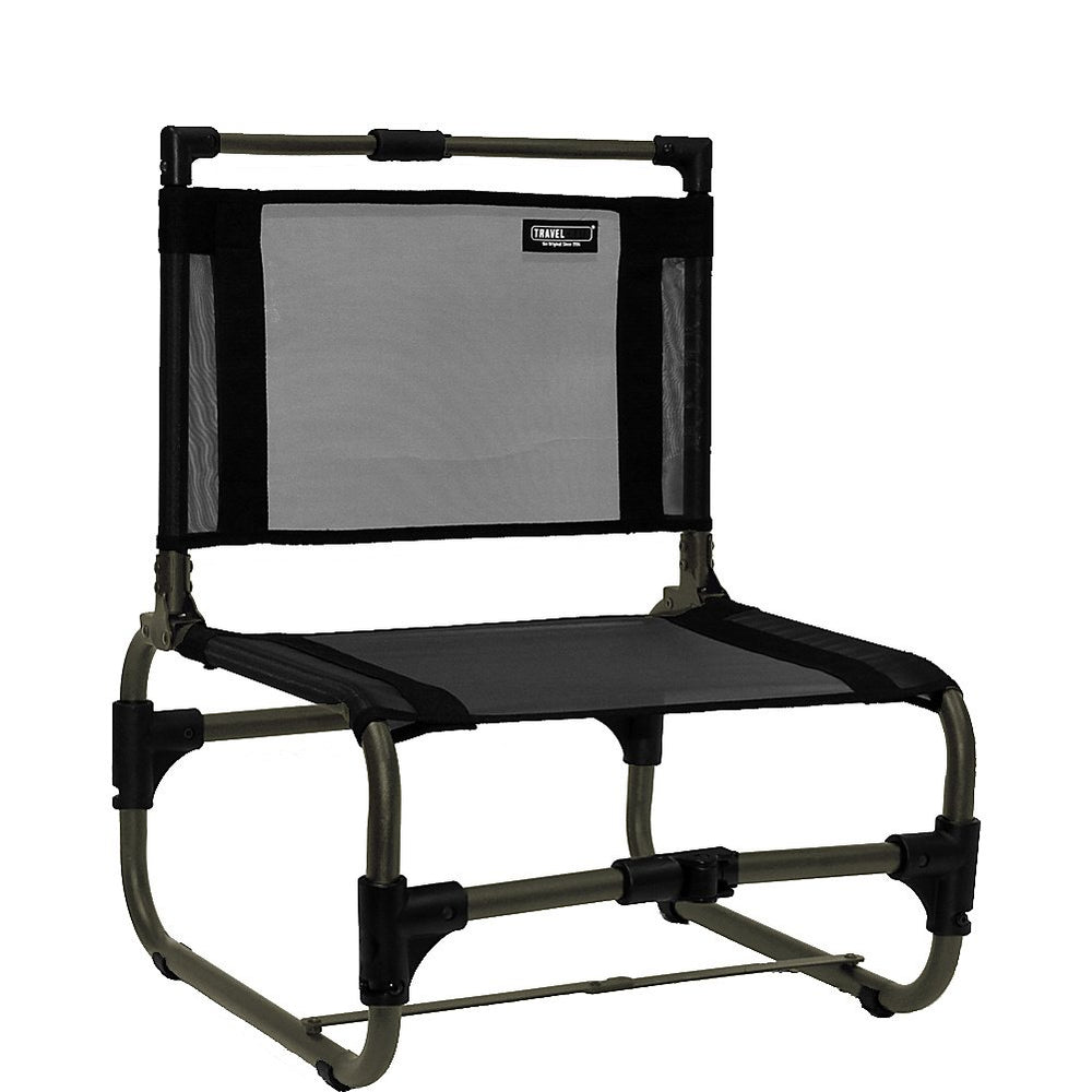 TravelChair Larry Chair aluminum, low seating ideal for water-based adventures.