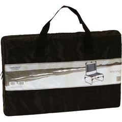 TravelChair Larry Chair blue with carry bag ready for beach, camping, or concerts