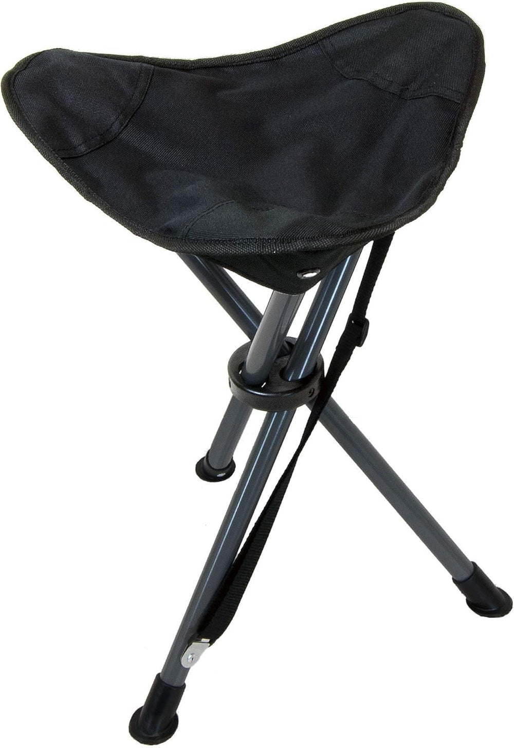 Travel Chair Slacker folded for easy transport on hikes