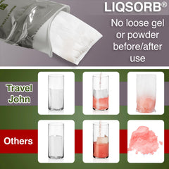 TravelJohn leakproof technology ensures spill-free road trips during bumps.