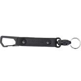Trayvax Link Lanyard leather keychain with belt clip for quick access