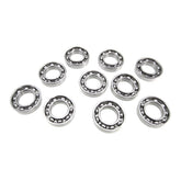 TRB RC 9x17x4mm bearing close-up showing 440C stainless steel for durability