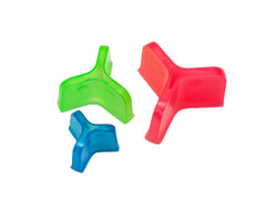 Red large treble hook bonnets size 1-2/0