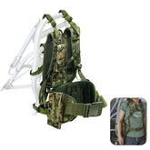 Treerit tree stand backpack padded-straps close-up shows comfortable load support for long hunts.