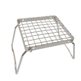 TreGoo MDUG foldable legs mini grill ready for easy campsite setup