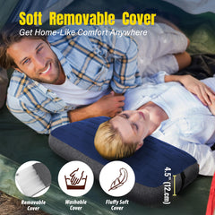 TREKOLOGY ALUFT Ultra pillow with removable cover for easy cleaning in the field
