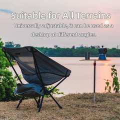 TREKREVIVE UT200 hammock camping table in use for hammock meals