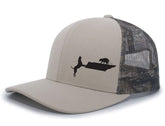 Trenz Hunting embroidered front displays bold artwork for outdoor style and hunting trips