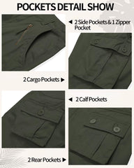 TRGPSG cargo pants side pocket close-up for utility.