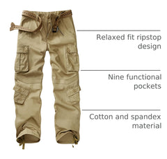 TRGPSG cargo pants side zip pocket offering secure card storage