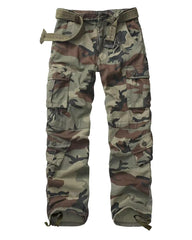 TRGPSG women's casual combat cargo pants front view with versatile storage and comfort