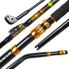 TRHUNTER Offshore Trolling Rod Bent Butt