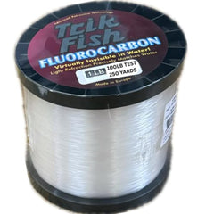 Trik Fish fluorocarbon line spool—crystal clear invisibility for stealthy presentations.