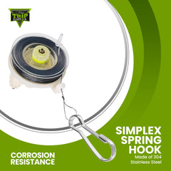 Trip Alarm Co reusable wire reel design for fast deployment and rewind.