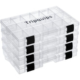 Tripquips 3600 tackle trays 4-pack with clear lid