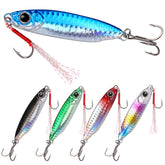 Tripquips 30g saltwater jig spoon lure – red color