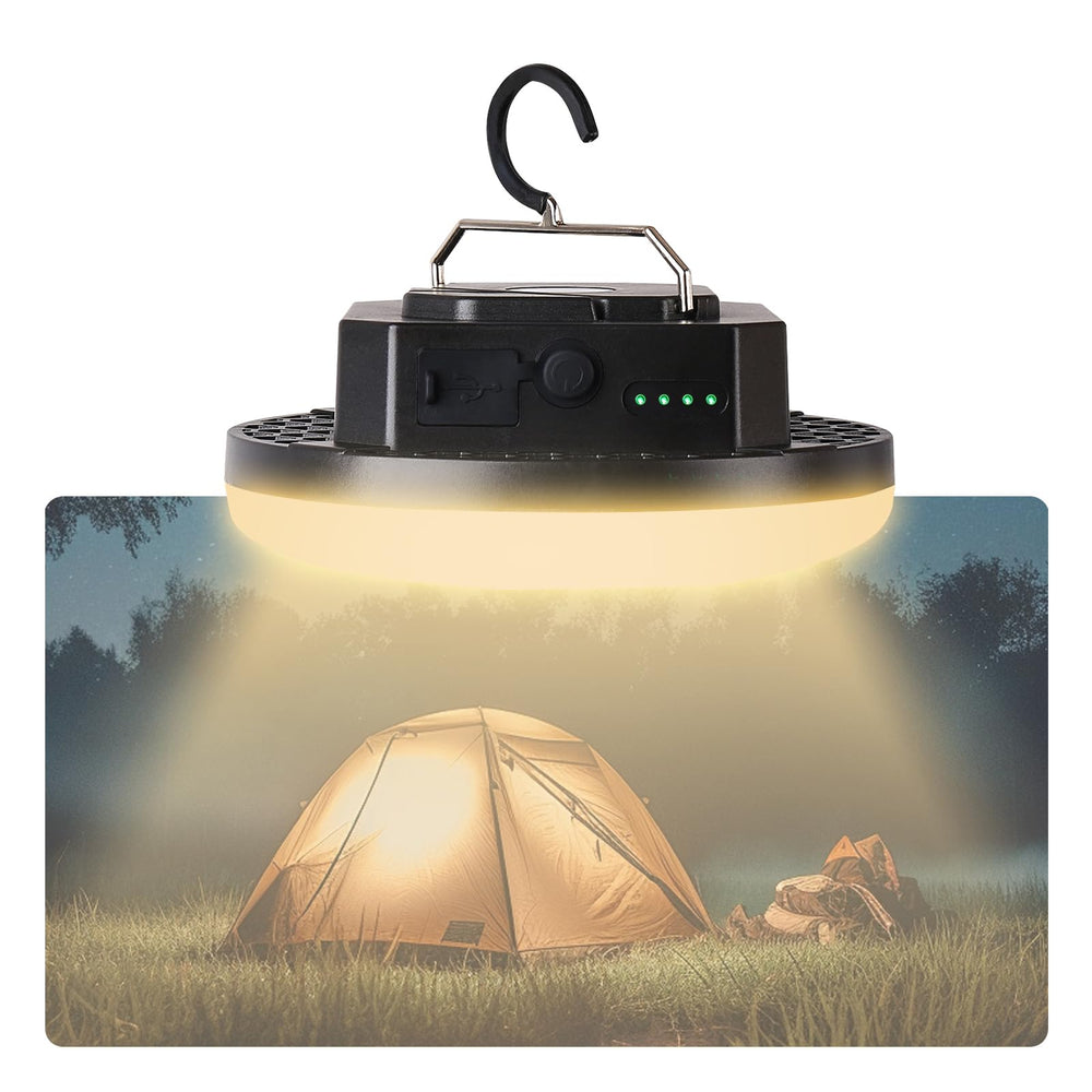 Trliradyn 10000mAh tent light front view for clear campsite illumination.