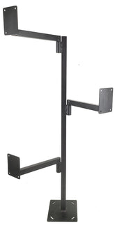 Trophy Buck shoulder mount tower displaying three trophies in a space-saving vertical layout.