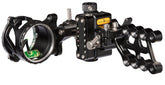 Trophy Ridge Alpha React 1-pin sight front view with .019 pin for clear target acquisition