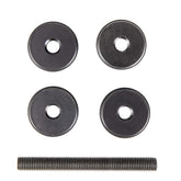 Trophy Ridge Custom Stabilizer Weight Set in black with 3-inch extension rod