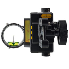 Trophy Ridge Digital React One Pin 019 yardage wheel enables quick distance checks.