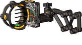 Trophy Ridge React H4 bow sight four-pin setup for quick aiming