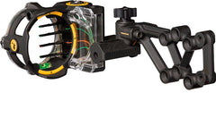 Trophy Ridge React H4 bow sight four-pin setup for quick aiming