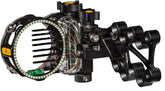Trophy Ridge React Pro 7-pin sight front view for fast target acquisition.