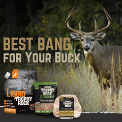Three-step mineral site setup designed to attract and retain deer.