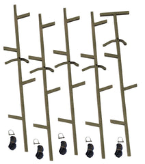 Trophy Treestands Gladiator Stick 20ft demonstrates secure climbing for elevated hunting setups.