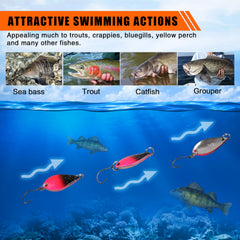 Durable split ring and hook on lure