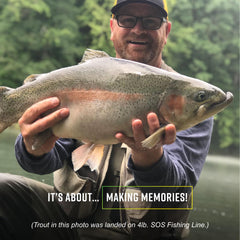 Trout Magnet S.O.S. line emphasizes knot strength for secure connections