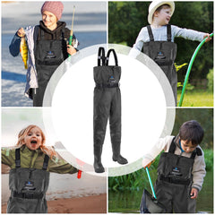 Trudave chest waders heat-pressed seams ensure reliable waterproof performance