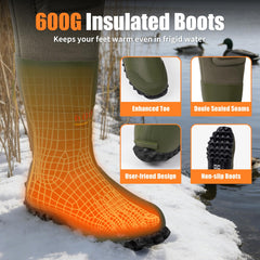 Trudave chest waders knee pads provide extra protection.