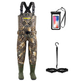 Trudave hunting waders close-up neoprene 4-5mm warmth for dry comfort