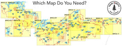 True North BWCA map portages clearly marked for easier crossings
